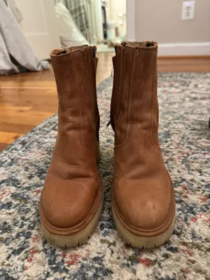 Free People Platform Leather Boots thumbnail 2