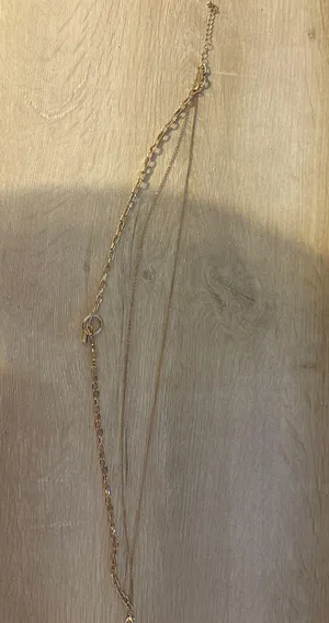 3 layer gold necklace thumbnail 1