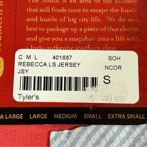 Southern Marsh Original Rebecca Jersey Strawberry Fizz With Blue Seersucker‎ NWT thumbnail 11