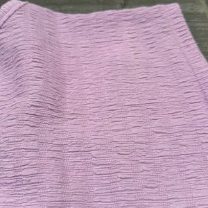 stretchy lavender mini one shoulder crop top NEW NWT XS XXS thumbnail 3