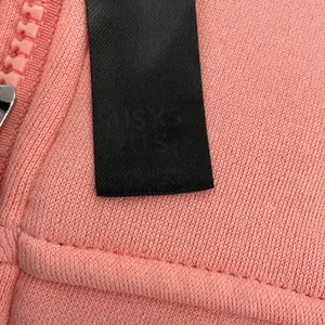 Pink Cropped Quarter Zip Hoodie‎ Fleece Lined Thumbholes Athletic thumbnail 6