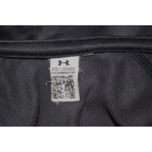 Under Armour Quarter Zip Pullover Women Grey Camo Good Thumbhole Athletic thumbnail 5