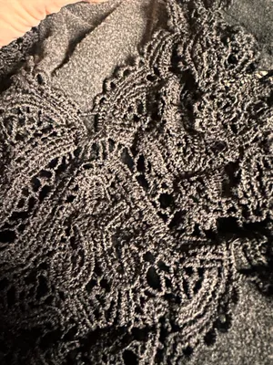 POL Black Lace Boho Blouse thumbnail 5