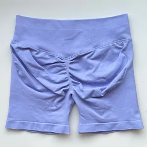 Lavender Purple Compression Workout Biker Bike Shorts in Women's Medium thumbnail 1