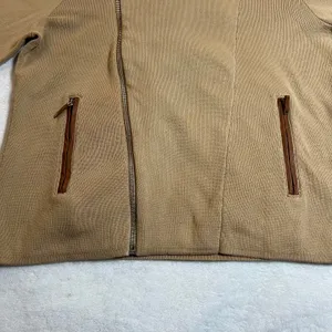 Lauren Ralph Lauren Womens Knit Moto Jacket Size M Zip Pockets Asymmetrical thumbnail 5