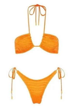 Orange Triangl Bikini Set thumbnail 1