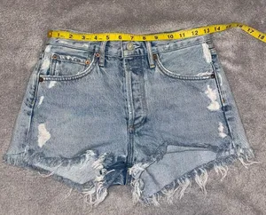 AGOLDE Parker cut off shorts size 24 thumbnail 6