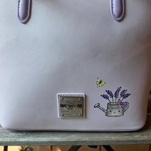 Boxlunch Exclusive Hello Kitty Purple Lilac Pastel Shoulder Bag thumbnail 7