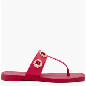 Larroudé Milan Slide‎ Cushioned Sandal (Women), Scarlett Red, Size 8/9, NWT thumbnail 16
