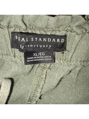 Social Standard by Sanctuary Olive Green Linen-Blend Joggers XL thumbnail 7