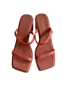JEFFREY CAMPBELL Peach Jelly Sandals Heels Size 8 thumbnail 6