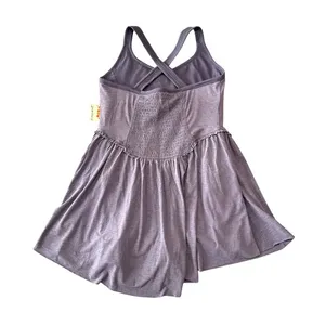 FP Movement Free People Smockin‎ Hot Dress Exercise Dress Graphite Purple NWT thumbnail 2