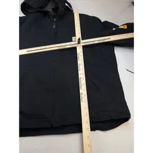 Carhartt Women's Washed Duck Sherpa Lined Jacket Black Size XL NWT $140 MSRP thumbnail 6