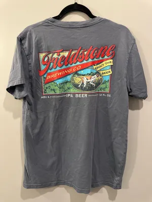 Comfort Colors Fieldstone Short Sleeve Pocket Tee Brewing Co Dark Blue / Dark Grey thumbnail 1