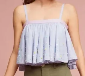 Anthropologie Pankaj & Nidhi Ayana Embellished Swing Top thumbnail 2