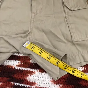 Vintage Khaki Hiking Bermuda Cargo Explorer Adventure Shorts #Dora #Boho thumbnail 7