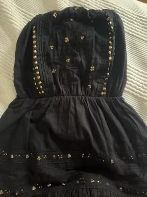Abercrombie Cotton Dress Black thumbnail 1