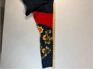 Nike Russian Floral Khokhloma Windrunner Half Zip Pullover & Leggings Set M S thumbnail 13