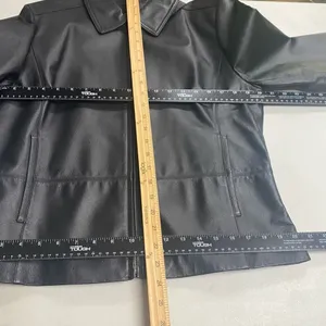 COLEBROOK Women’s Black Soft Leather Jacket Size Large thumbnail 4