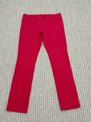 Lilly Pulitzer Worth Pink Straight Jeans size 12 thumbnail 2