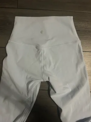 blue linen lululemon leggings thumbnail 4