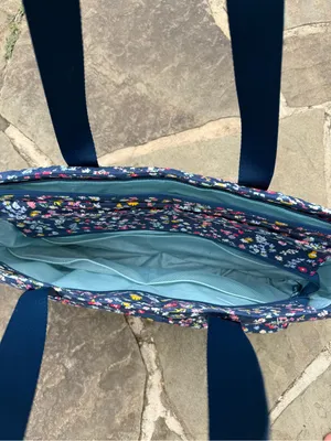 Vera Bradley | Poppy Meadow Floral Quilted Duffle bag thumbnail 8