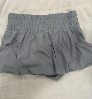 Grey Free people movement get your flirt on shorts thumbnail 1