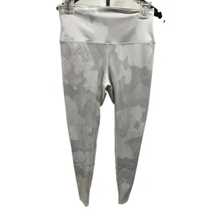 Alo Women's‎ Full Length Hi-Waisted White Camo Vapor Leggings Small thumbnail 2