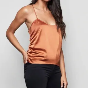 Good American | Copper Ruched Cami | Size 3 Large thumbnail 8