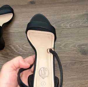 Trary Black Heels with ankle strap Size 8 thumbnail 5