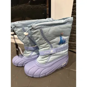 Sorel Women's Disney Frozen‎ Elsa Snow Boots Waterproof Winter Blue Size 7 thumbnail 2