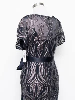 R&M Richards - Two-Tone‎ Sequin Sheath Cocktail Dress thumbnail 9