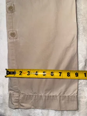Old navy beige capri pants size 8 thumbnail 5
