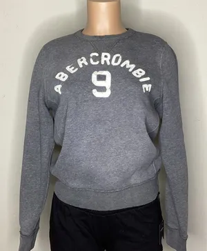 Abercrombie & Fitch muscle sweatshirt. Small. Retails $80 thumbnail 1