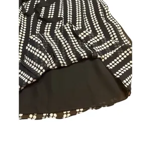 Uniform John Paul Richard Polka Dot Crepe Skirt 100% Silk Womens Size 10 thumbnail 3