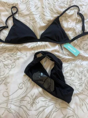 Aqua Eve black bikini set Size XS thumbnail 3