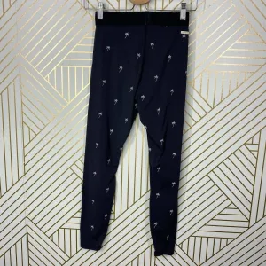 Alala Base Tight Leggings Palm Tree‎ Print Embroidered Stretch Black Size XS thumbnail 6