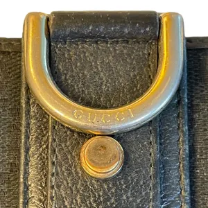 Gucci Black Signature GG Horsebit Buckle Wallet thumbnail 8