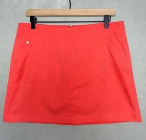 PGA Tour Womens Golf Tennis Orange Skirt Short Athletic Pockets thumbnail 1