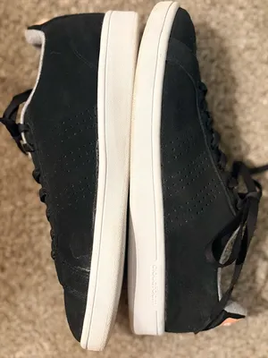 Adidas Neo Daily 2.0 Cloudfoam Black Suede Size 11 White Sole LaceWomen’s Shoes thumbnail 4