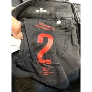 Lucky Brand Uni High Rise Boot Jeans Black Stretch Denim Size 2 (25-26) thumbnail 11