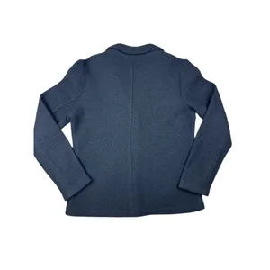Jones New York‎ Jacket Women's Medium Black 100% Wool Button Up Pockets Luxury thumbnail 7