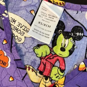 Disney Mickey Mouse Halloween‎ scrub top thumbnail 3