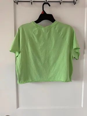 Topshop Green Cropped Top thumbnail 4