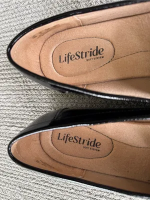 Life Stride Black Patent Penny Loafers Size 10 thumbnail 3