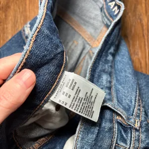 American Eagle Ex-Boyfriend Distressed Straight Leg Jeans Blue Womens 000 26x29 thumbnail 2