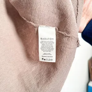 Babaton Taupe Open Front Long Cocoon Cardigan XS thumbnail 6
