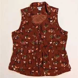 Duluth Heirloom Gardening Vest Gnomes Sz M Utility Outdoor Goblincore Kitchie thumbnail 1