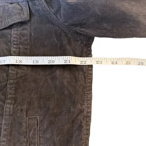 Madewell Womens‎ Gray Corduroy Jacket Medium Trucker Classic Fall Neutral Casual thumbnail 7
