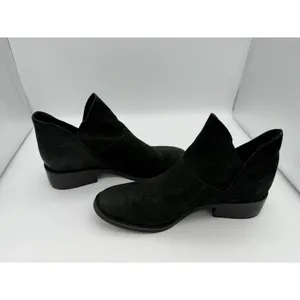Eileen Fisher Vero Cuoio Suede Booties 6 Concert 1.5" Heel Minimal Work Travel thumbnail 6